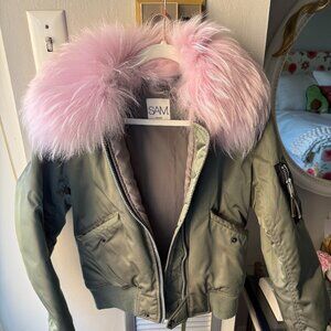 SAM bomber jacket with fur